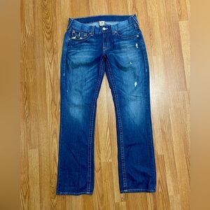 True Religion Vintage Men’s Jean, 34 x 34 Straight, Made in USA, Blue